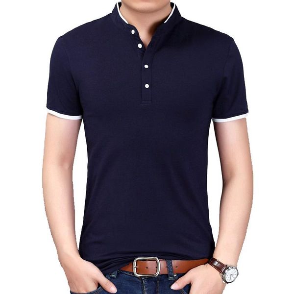 men's t-shirts brand summer clothing fashion men t shirt short sleeve mandarin collar casual tshirt 2021 arrival, White;black
men's t-shirts brand summer clothing fashion men t shirt short sleeve mandarin collar casual tshirt 2021 arrival, White;black