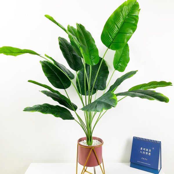 80cm 18heads large artificial banana tree fake tropical plants palm leaves plastic monstera foliage for wedding home decoration decorative f
80cm 18heads large artificial banana tree fake tropical plants palm leaves plastic monstera foliage for wedding home decoration decorative f