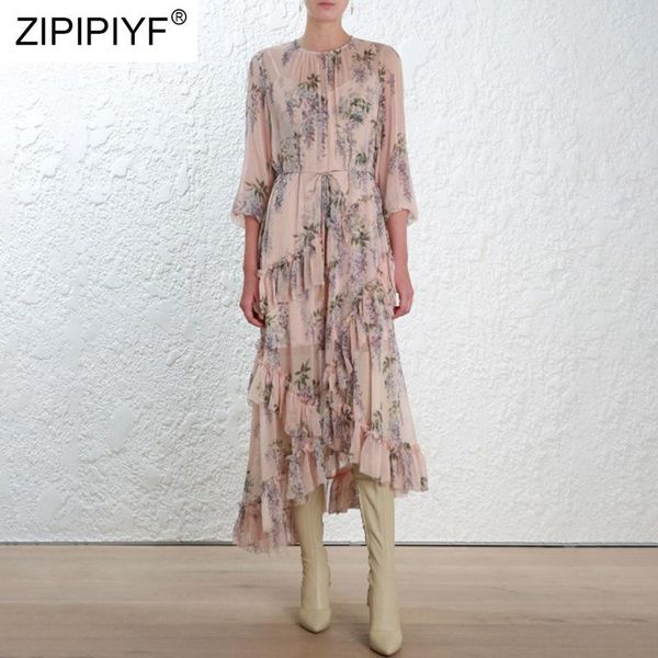 casual dresses spring style floral printing women chiffon ruffle asymmetrical hem holiday long maxi beach bohemian z190, Black;gray
casual dresses spring style floral printing women chiffon ruffle asymmetrical hem holiday long maxi beach bohemian z190, Black;gray