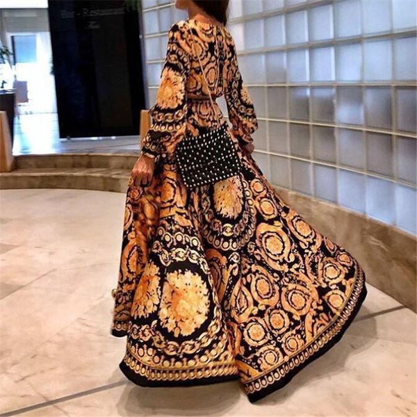 womens boho maxi dress v neck loose printed long cocktai party beach holiday casual summer sundress dresses, Black;gray
womens boho maxi dress v neck loose printed long cocktai party beach holiday casual summer sundress dresses, Black;gray