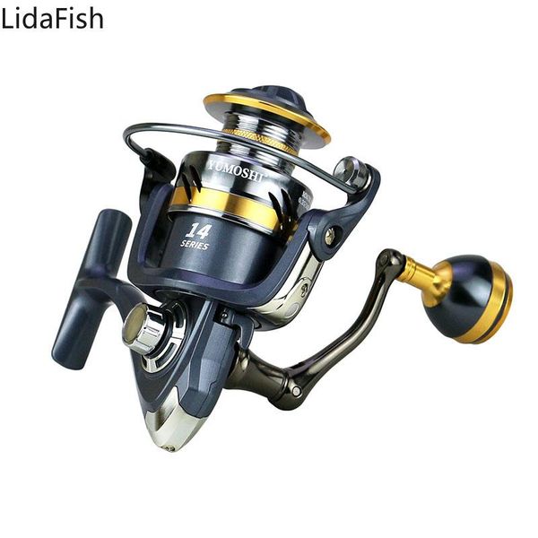lidafish 5.2:1 spinning fishing reel aluminium spool rock wheel max drag 8kg carp baitcasting reels
lidafish 5.2:1 spinning fishing reel aluminium spool rock wheel max drag 8kg carp baitcasting reels