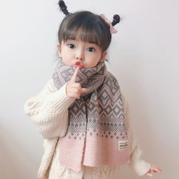 scarves winter solid color knitted children's scarf to keep warm, simple boys and girls scarf, korean version of wild lattice baby s, Blue;gray
scarves winter solid color knitted children's scarf to keep warm, simple boys and girls scarf, korean version of wild lattice baby s, Blue;gray