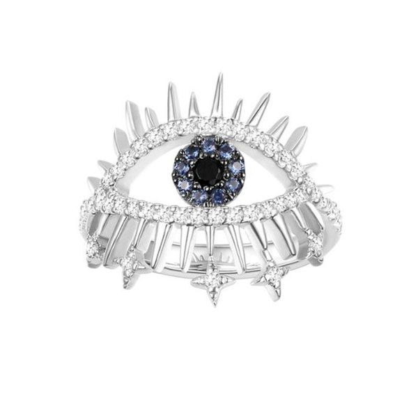 cluster rings sljely fashion 925 sterling silver lucky eye finger ring micro pave cubic zirconia stones fine women jewelry, Golden;silver
cluster rings sljely fashion 925 sterling silver lucky eye finger ring micro pave cubic zirconia stones fine women jewelry, Golden;silver