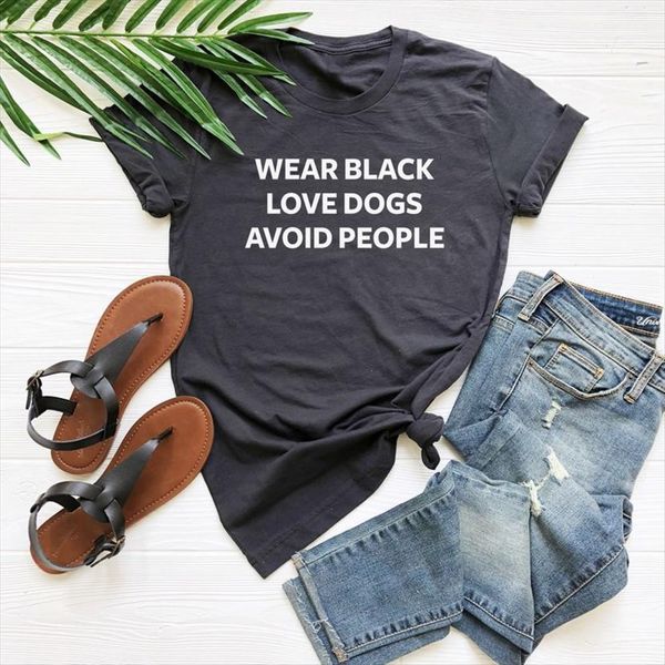 wear black love dogs avoid women t shirt people letters cotton funny for lady yong girl tee drop ship, White
wear black love dogs avoid women t shirt people letters cotton funny for lady yong girl tee drop ship, White