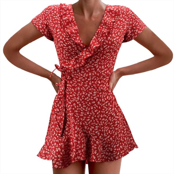 dresses vintage chiffon ruffle womens sleepwears short sleeve flowers printed bandage casual v neck dress drawstring fashion, Black;red
dresses vintage chiffon ruffle womens sleepwears short sleeve flowers printed bandage casual v neck dress drawstring fashion, Black;red