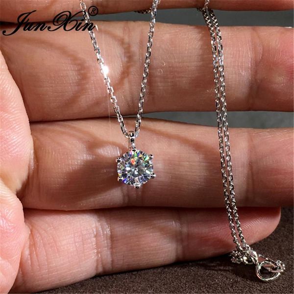 pendant necklaces cute crystal round clavicle for women white rose gold chains necklace zircon wedding choker jewelry cz, Silver
pendant necklaces cute crystal round clavicle for women white rose gold chains necklace zircon wedding choker jewelry cz, Silver