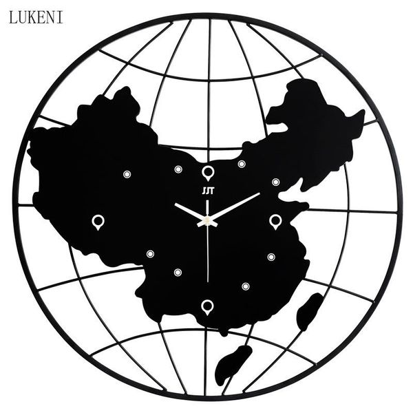 wall clocks round personality map clock modern design living room wrought iron creative bedroom mute quartz
wall clocks round personality map clock modern design living room wrought iron creative bedroom mute quartz