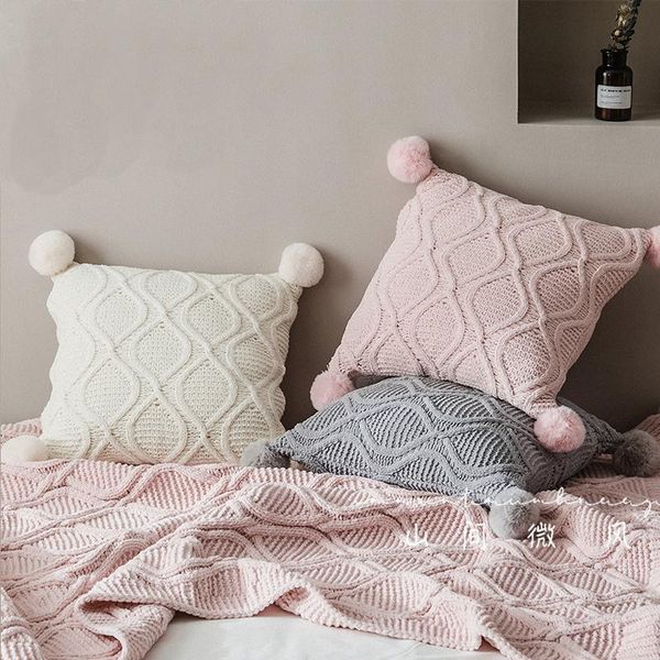 pillow beautiful and practical pure color ball with delicate texture nordic ins wind
pillow beautiful and practical pure color ball with delicate texture nordic ins wind