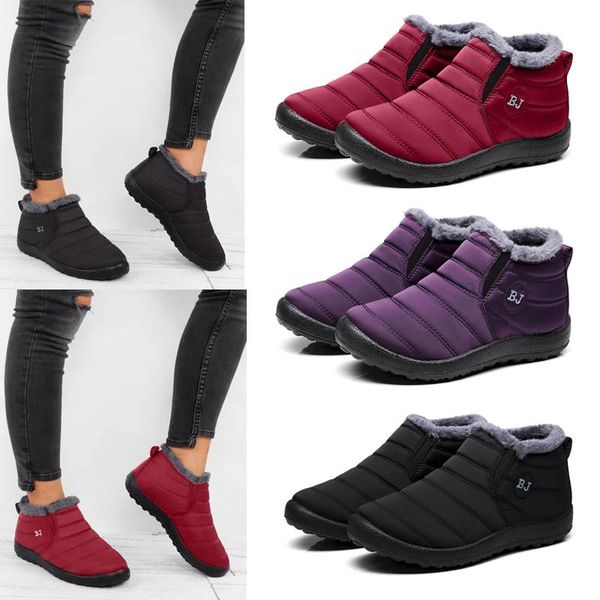 boots snow women shoes warm plush booties fur ankle winter female slip on flat casual waterproof ultralight footwear, Black
boots snow women shoes warm plush booties fur ankle winter female slip on flat casual waterproof ultralight footwear, Black