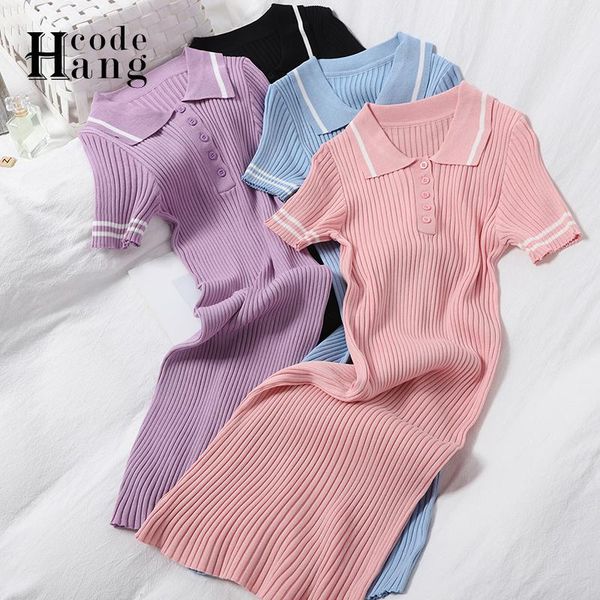 hangcode casual all match knit women dress 2021 summer short sleeve fitness bodycon sheath ladies dresses, Black;gray
hangcode casual all match knit women dress 2021 summer short sleeve fitness bodycon sheath ladies dresses, Black;gray