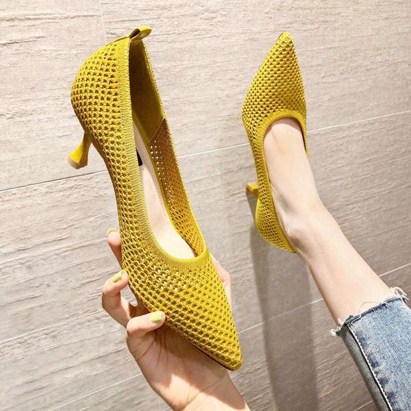 dress shoes women pumps summer comfortable triangle heeled party stiletto single flying woven mesh breathable, Black
dress shoes women pumps summer comfortable triangle heeled party stiletto single flying woven mesh breathable, Black