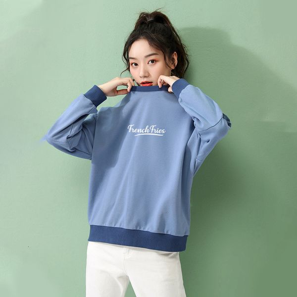 women's sweater autumn 2021 pullover round neck fashion letter long sleeve loose hoodls printed women's drs, Black
women's sweater autumn 2021 pullover round neck fashion letter long sleeve loose hoodls printed women's drs, Black