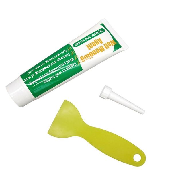 250g wall mending agent repair cream crack nail walls peeling graffiti gap paste with scraper aprons
250g wall mending agent repair cream crack nail walls peeling graffiti gap paste with scraper aprons