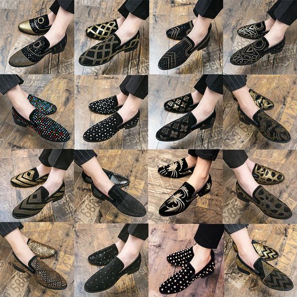 mm rhinestone luxury brand men dress shoes flat casual shoe business office oxfords formal party wedding genuine leather designers studded l, Black
mm rhinestone luxury brand men dress shoes flat casual shoe business office oxfords formal party wedding genuine leather designers studded l, Black