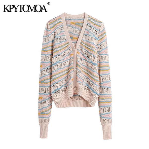 women's knits & tees kpytomoa women 2021 fashion with covered buttons pointelle-knit cardigan sweater vintage long sleeve female outerw, White
women's knits & tees kpytomoa women 2021 fashion with covered buttons pointelle-knit cardigan sweater vintage long sleeve female outerw, White