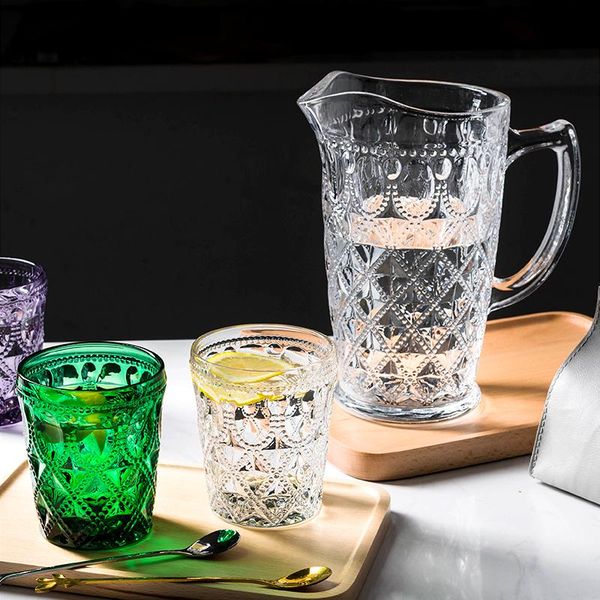 wine glasses *moony*european style retro relief water cup household wide mouth pearl milk tea color green teacup red glass
wine glasses *moony*european style retro relief water cup household wide mouth pearl milk tea color green teacup red glass