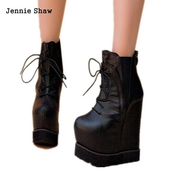 zapatos encaje otoo para mujer, botas tacn alto 16cm con cua, botines de plataforma, Black
zapatos encaje otoo para mujer, botas tacn alto 16cm con cua, botines de plataforma, Black