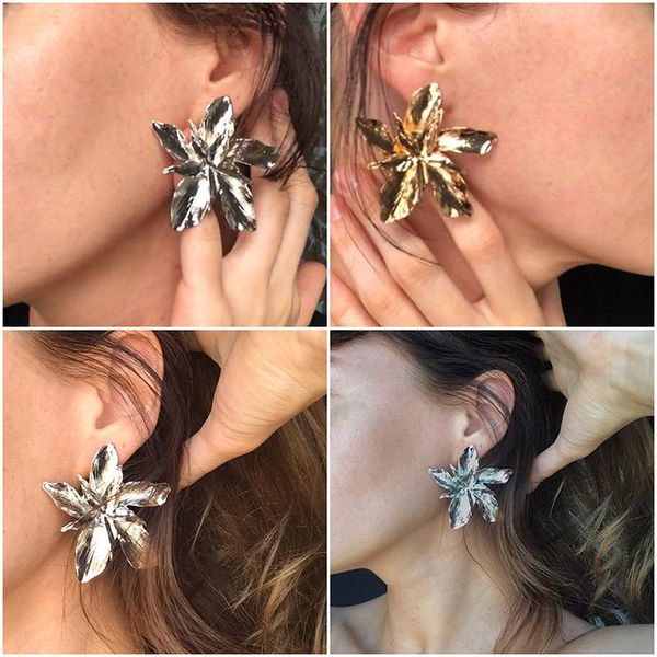 stud poxam fashion vintage large geometry golden earrings 2021 for women accessories statement metal flowers ear earring jewelry, Golden;silver
stud poxam fashion vintage large geometry golden earrings 2021 for women accessories statement metal flowers ear earring jewelry, Golden;silver