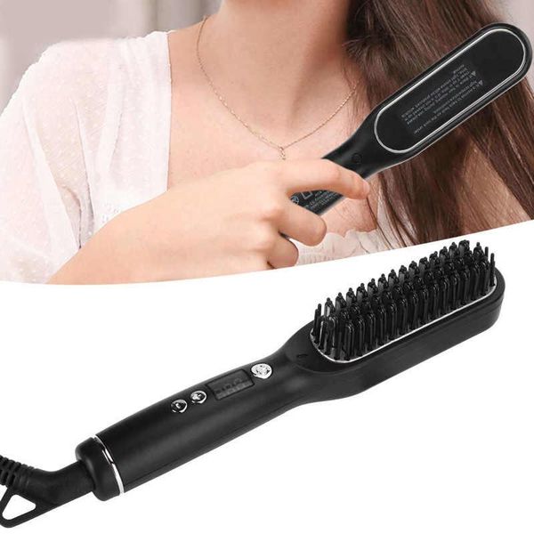 digital display electric hair straightening comb multifunctional beard straightener 110v-240v styling tools brushes
digital display electric hair straightening comb multifunctional beard straightener 110v-240v styling tools brushes