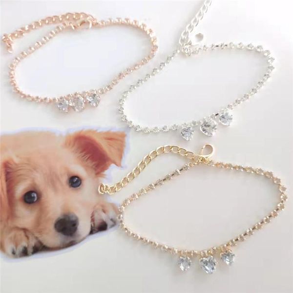 dog apparel exquisite rhinestone collar cat jewelry adjustable bling peach heart zircon necklace pet decor accessories
dog apparel exquisite rhinestone collar cat jewelry adjustable bling peach heart zircon necklace pet decor accessories