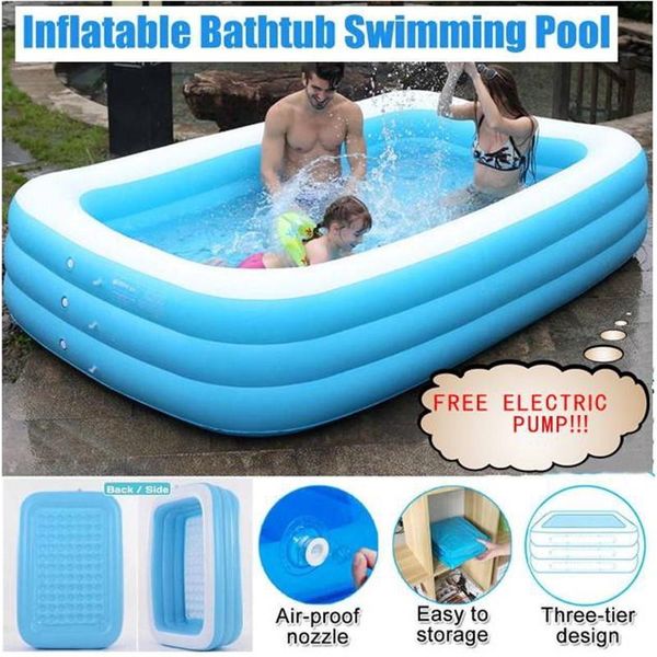 pool & accessories family kids inflatable swimming outdoor rectangular thicken 3 layers summer for
pool & accessories family kids inflatable swimming outdoor rectangular thicken 3 layers summer for