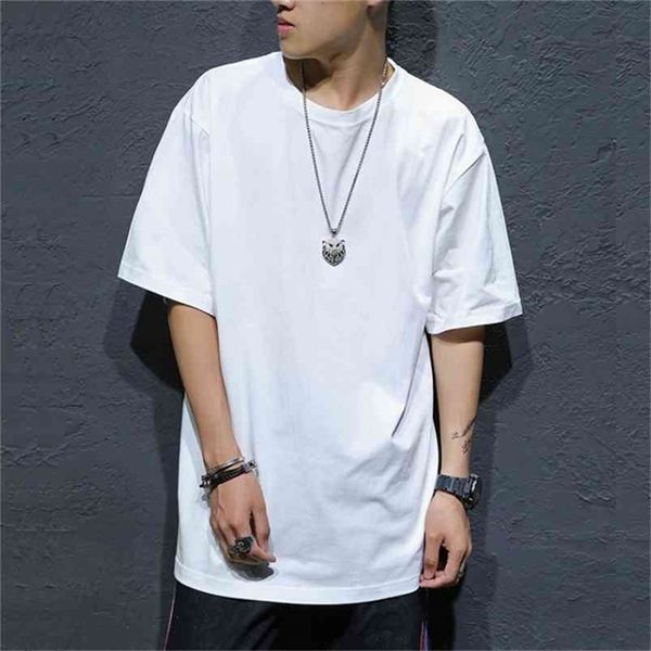 for 60-135kg black white loose oversize men's rock skateboard hip hop t-shirt short sleeves streetwear tees tshirt 210714, White;black
for 60-135kg black white loose oversize men's rock skateboard hip hop t-shirt short sleeves streetwear tees tshirt 210714, White;black
