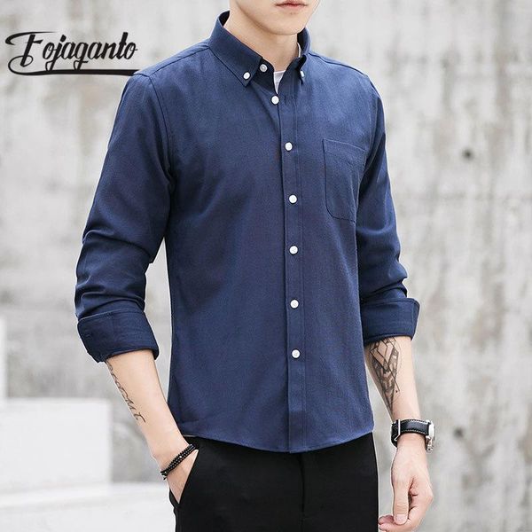 men's casual shirts fojaganto 2021 long sleeve summer solid men slim fit shirt male turn-down collar blouse breathable, White;black
men's casual shirts fojaganto 2021 long sleeve summer solid men slim fit shirt male turn-down collar blouse breathable, White;black