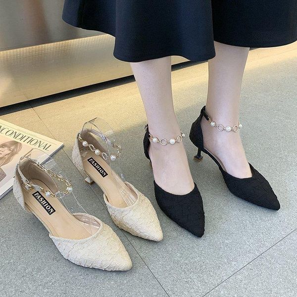 sandals wohdhe comfort women shoes pointed toe ankle strap pearls ribbon formal prom evening wedding party dress mid heels, Black
sandals wohdhe comfort women shoes pointed toe ankle strap pearls ribbon formal prom evening wedding party dress mid heels, Black