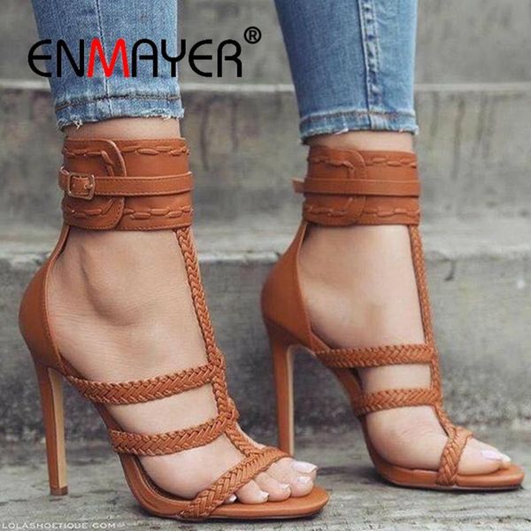 buckle strap high heels sandals women shoes heel open toe size 34-43 zyl2598, Black
buckle strap high heels sandals women shoes heel open toe size 34-43 zyl2598, Black