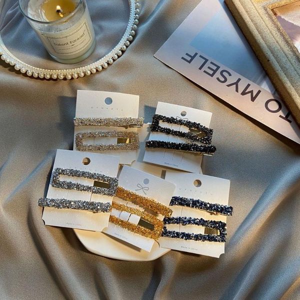other 2 pcs/set womens girls druzy rhinestone hairpins barrettes strip rectangular hair clips hairstyle design tool accessories, Golden;white
other 2 pcs/set womens girls druzy rhinestone hairpins barrettes strip rectangular hair clips hairstyle design tool accessories, Golden;white