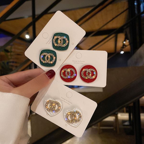 925 silver needle simple personality geometric studded fashion style fashion earrings fresh girl heart earrings
925 silver needle simple personality geometric studded fashion style fashion earrings fresh girl heart earrings