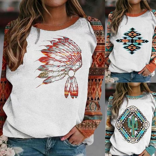 women's t-shirt casual print shirts round neck soft cotton style thermal wear long sleeve woman brand, White
women's t-shirt casual print shirts round neck soft cotton style thermal wear long sleeve woman brand, White