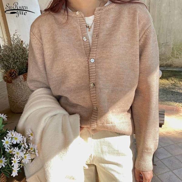 single-breasted female knit cardigans autumn winter jumpers sweater casual o-neck long sleeve women solid 11324 210508, White
single-breasted female knit cardigans autumn winter jumpers sweater casual o-neck long sleeve women solid 11324 210508, White