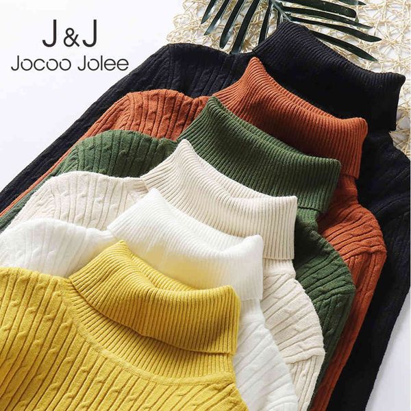jocoo jolee women turtleneck loose sweater casual knitted crocheted twist pullover vintage harajuku knitting winter jumper 210518, White
jocoo jolee women turtleneck loose sweater casual knitted crocheted twist pullover vintage harajuku knitting winter jumper 210518, White