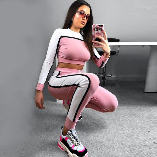 two piece dress tracksuit spring autumn women sets european style woman sports crop long pants sweat suits clothes, White
two piece dress tracksuit spring autumn women sets european style woman sports crop long pants sweat suits clothes, White