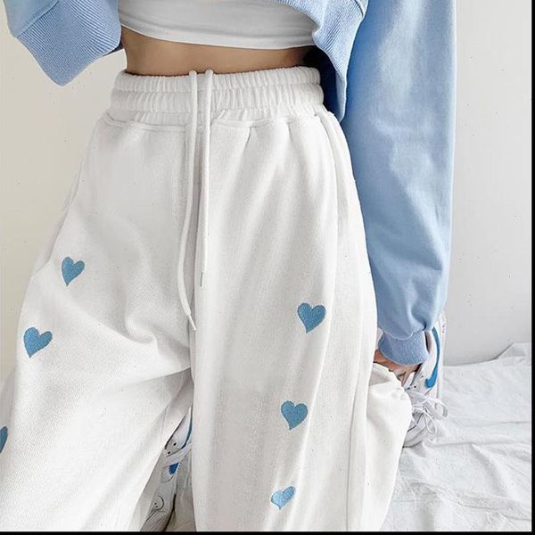 fashion high waist straight trousers women pants solid color casual korean loose elthtic pantalones style joggers, Black;white
fashion high waist straight trousers women pants solid color casual korean loose elthtic pantalones style joggers, Black;white