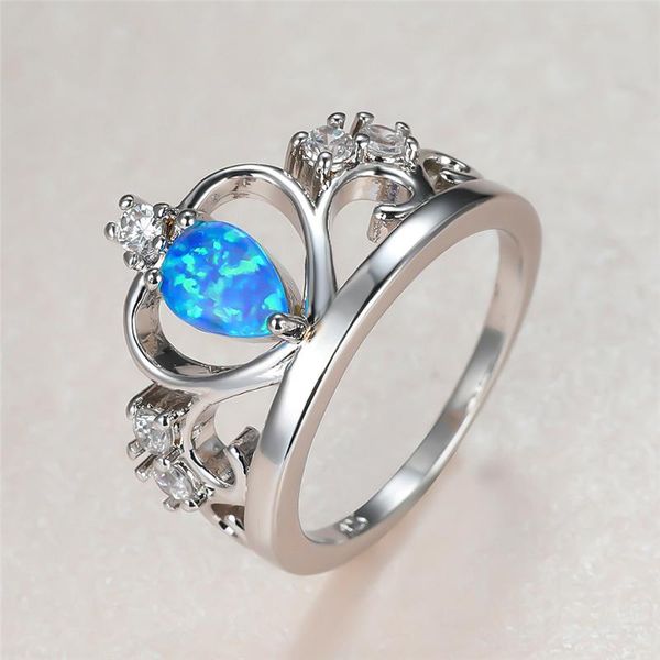 charm blue opal stone ring female vintage silver color thin wedding rings for women luxury bride crystal crown engagement, Slivery;golden
charm blue opal stone ring female vintage silver color thin wedding rings for women luxury bride crystal crown engagement, Slivery;golden