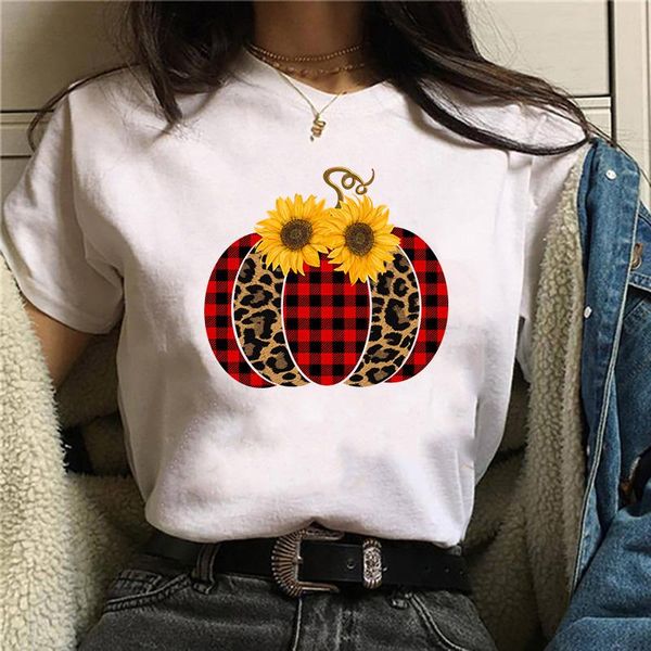 women's t-shirt thanksgiving womens tshirts fall pumpkin femme leopard print tshirt women fashion 2022 y2k mujer aesthetic woman clothe, White
women's t-shirt thanksgiving womens tshirts fall pumpkin femme leopard print tshirt women fashion 2022 y2k mujer aesthetic woman clothe, White