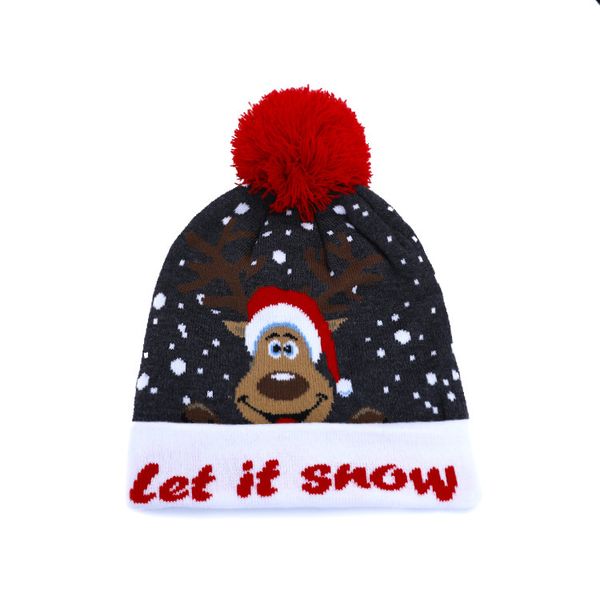 factory wholesale 50% off new knitted hat lovely christmas led luminous thickened warm jacquard embroidered wool, Blue;gray
factory wholesale 50% off new knitted hat lovely christmas led luminous thickened warm jacquard embroidered wool, Blue;gray