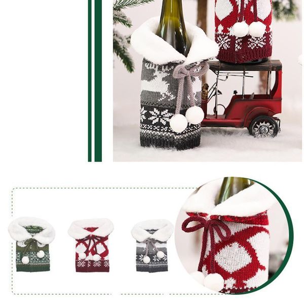 christmas decorations knitted wine bottle covers neckline furs ball design sweater party supplies
christmas decorations knitted wine bottle covers neckline furs ball design sweater party supplies