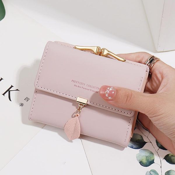 wallets 2021 real polyester solid small wallet female niche design leaves clip card fold package delicate change purse, Red;black
wallets 2021 real polyester solid small wallet female niche design leaves clip card fold package delicate change purse, Red;black