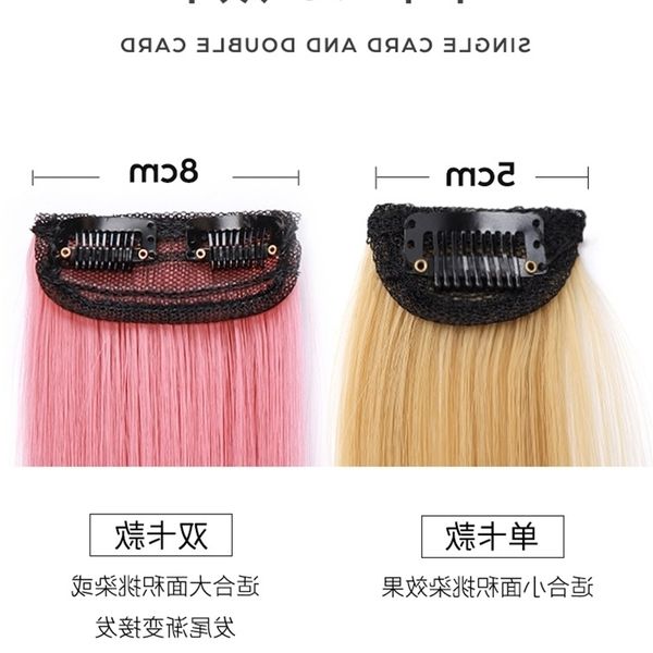 short style ear wig hanging women's long pick dye color one piece seamless invisible straight hair tie, Black
short style ear wig hanging women's long pick dye color one piece seamless invisible straight hair tie, Black
