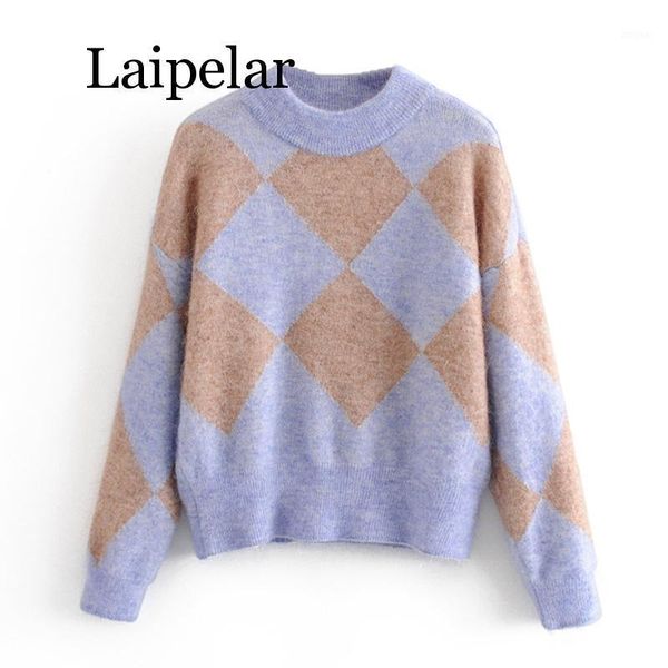 women's sweaters casual argyle women fashion o neck sweater elegant long sleeve female ladies, White;black
women's sweaters casual argyle women fashion o neck sweater elegant long sleeve female ladies, White;black