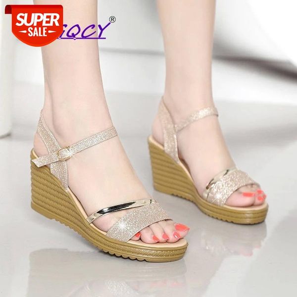 bling wedges peep toe flat sandals women 2019 summer shoes student high heel buckle strap slip rubber sole female #ry7k, Black
bling wedges peep toe flat sandals women 2019 summer shoes student high heel buckle strap slip rubber sole female #ry7k, Black