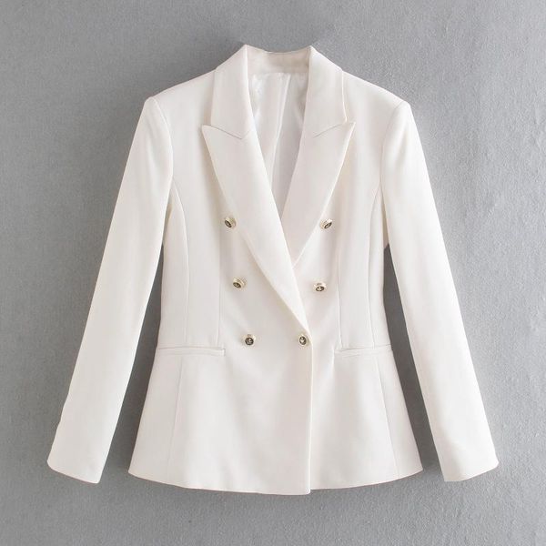 women's suits & blazers white blazer double-breasted jacket women autumn long-sleeved elegant retro casual office womens long sleeve, White;black
women's suits & blazers white blazer double-breasted jacket women autumn long-sleeved elegant retro casual office womens long sleeve, White;black