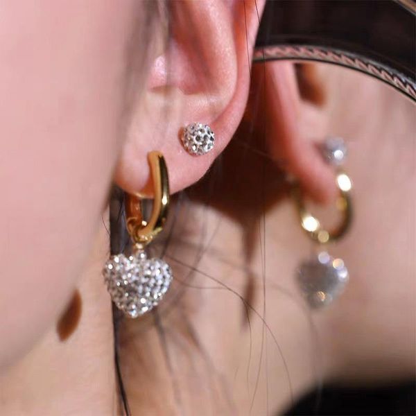 dangle & chandelier origin summer korean fashion bling laser love heart hoop earrings for women rhinestone metal jewellery, Silver
dangle & chandelier origin summer korean fashion bling laser love heart hoop earrings for women rhinestone metal jewellery, Silver