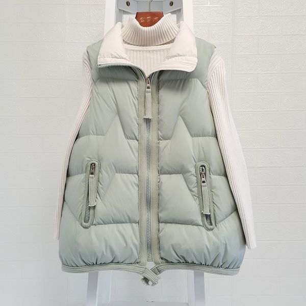 women's vests autumn winter white duck down vest women short coat korean loose light zipper sleeveless jacket waistcoat ladies top, Black;white
women's vests autumn winter white duck down vest women short coat korean loose light zipper sleeveless jacket waistcoat ladies top, Black;white
