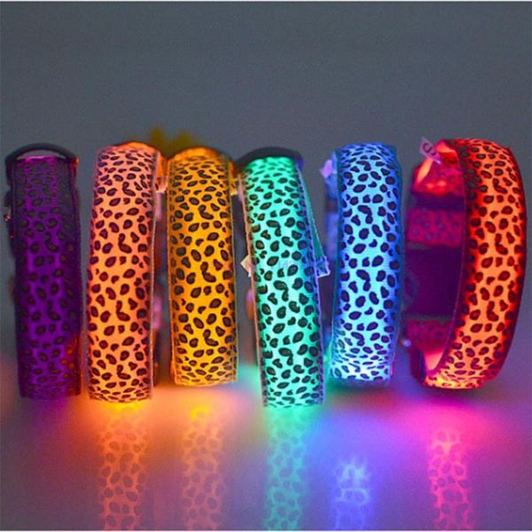 dog collars & leashes 100pcs adjustable led light glow pet collar leopard nylon cat night safety luminous flashing necklace glowing neck bel
dog collars & leashes 100pcs adjustable led light glow pet collar leopard nylon cat night safety luminous flashing necklace glowing neck bel