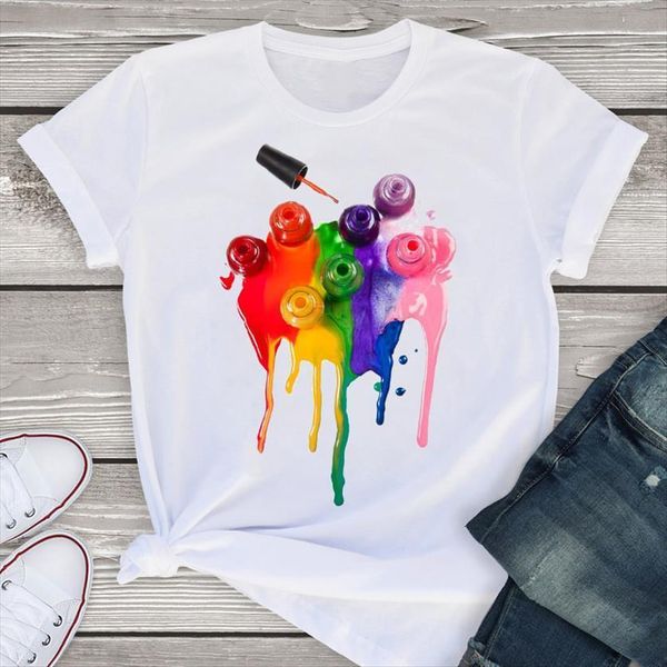 graphic 3d fingernail make womens t shirts up short sleeve print summer tees clothing female, White
graphic 3d fingernail make womens t shirts up short sleeve print summer tees clothing female, White