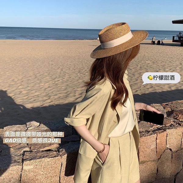 women's suits & blazers summer white suit thin 2021 casual loose small subnet red fried street fashion, White;black
women's suits & blazers summer white suit thin 2021 casual loose small subnet red fried street fashion, White;black